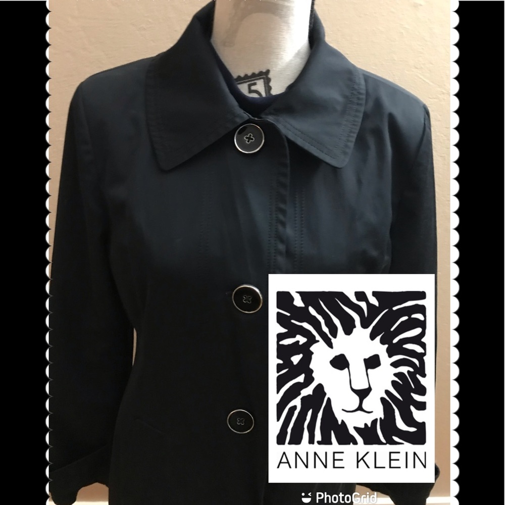 Anne Klein Black Trench Coat